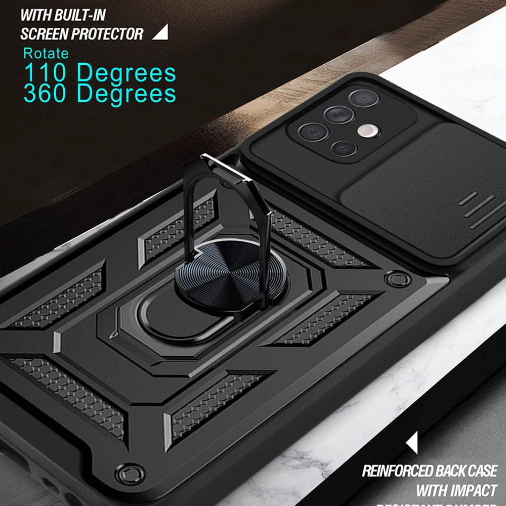 Capa para Samsung Galaxy A71 A715, Techsuit, CamShield, Preta