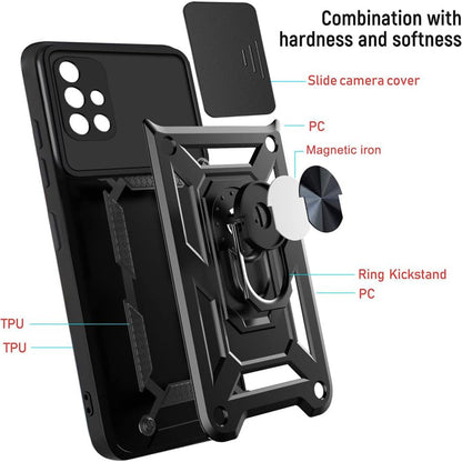 Capa para Samsung Galaxy A71 A715, Techsuit, CamShield, Preta