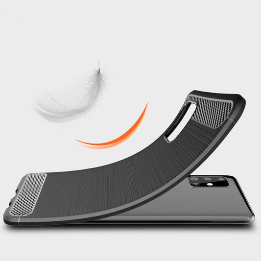 Capa para Samsung Galaxy A71 A715, Techsuit, Carbono, Preta