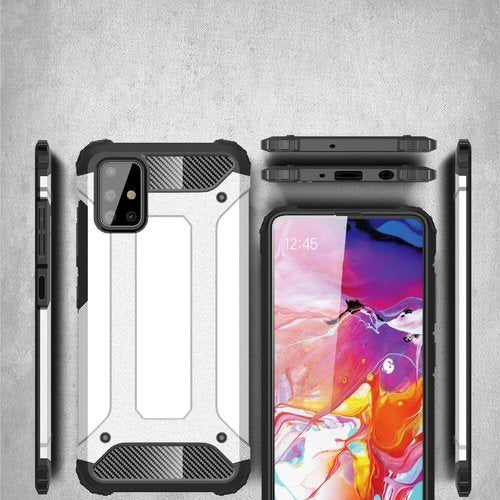 Capa para Samsung Galaxy A71 A715, Techsuit, Hybrid Armor, Preta