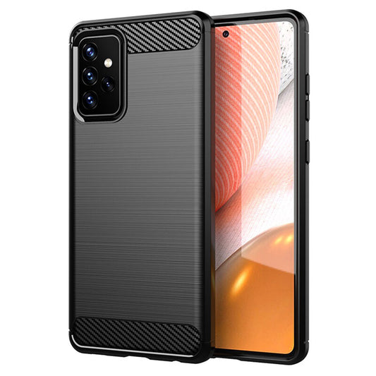 Capa para Samsung Galaxy A72 A725 / A72 5G A726, Techsuit, Carbono, Preta