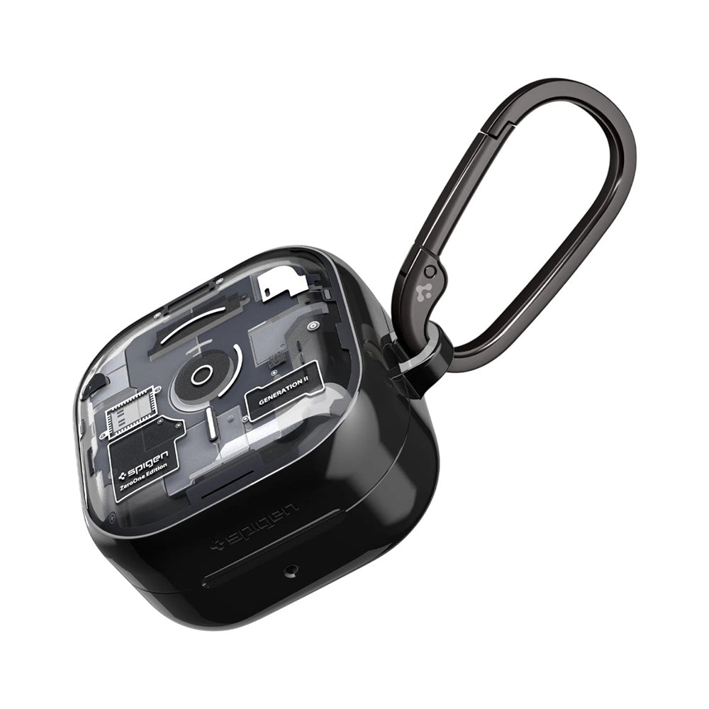 Capa para Samsung Galaxy Buds4 / Buds4 Pro, Spigen, Ultra Hybrid, Preta ACS11201