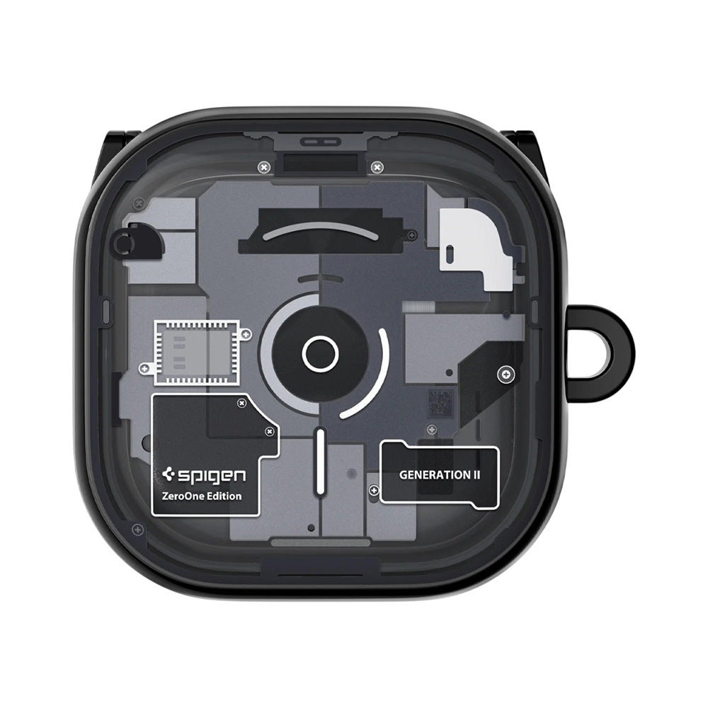Capa para Samsung Galaxy Buds4 / Buds4 Pro, Spigen, Ultra Hybrid, Preta ACS11201