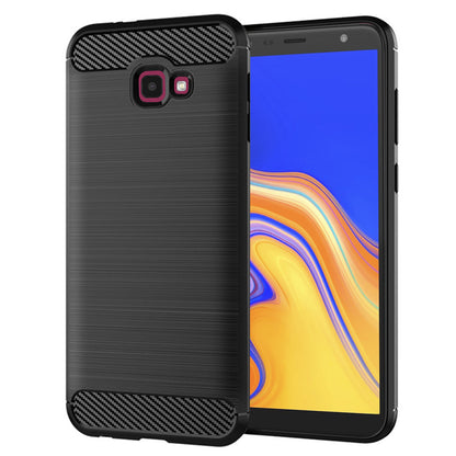 Capa para Samsung Galaxy J4 Plus (2018) J415, Techsuit, Carbono, Preta