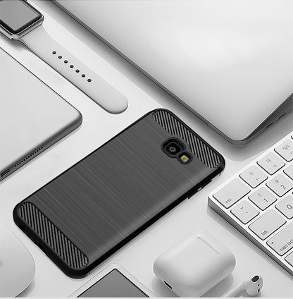 Capa para Samsung Galaxy J4 Plus (2018) J415, Techsuit, Carbono, Preta