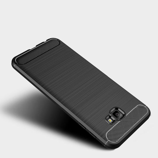 Capa para Samsung Galaxy J4 Plus (2018) J415, Techsuit, Carbono, Preta
