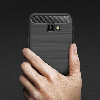 Capa para Samsung Galaxy J4 Plus (2018) J415, Techsuit, Carbono, Preta