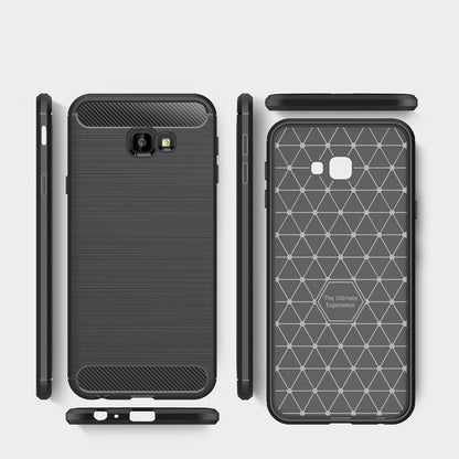 Capa para Samsung Galaxy J4 Plus (2018) J415, Techsuit, Carbono, Preta