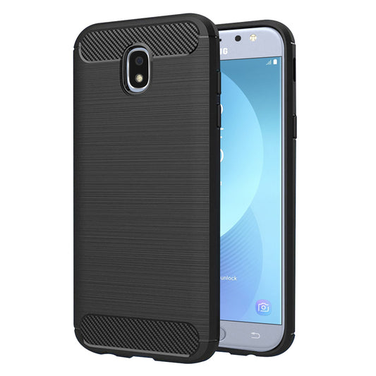 Capa para Samsung Galaxy J5 (2017) J530, Techsuit, Carbono, Preta