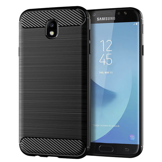 Capa para Samsung Galaxy J7 (2017) J730, Techsuit, Carbono, Preta