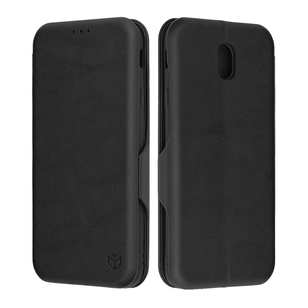 Case for Samsung Galaxy J7 (2017) J730, Techsuit, Safe Wallet Plus, Black