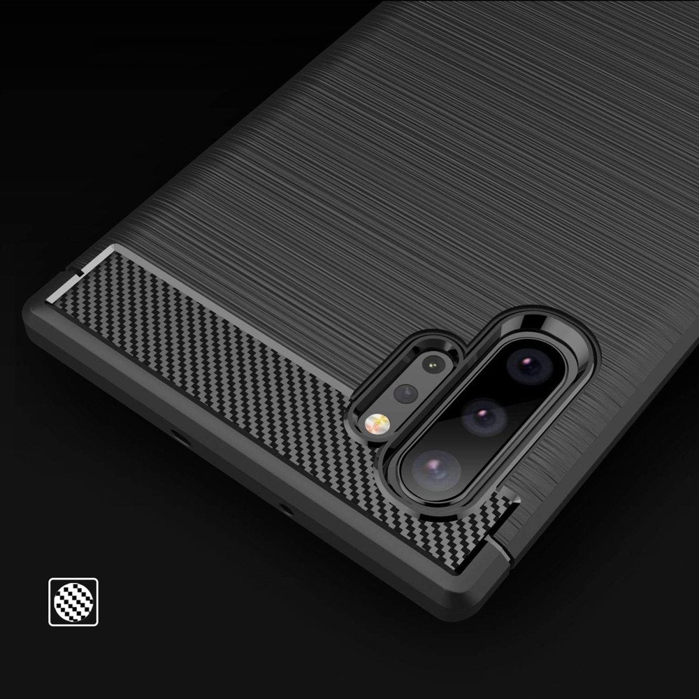 Case for Samsung Galaxy Note 10+ 5G N976 / Note 10+ N975, Techsuit, Carbon, Black