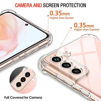 Capa para Samsung Galaxy Note 10+ 5G N976 / Note 10+ N975, Techsuit, Transparente à Prova de Choques, Transparente