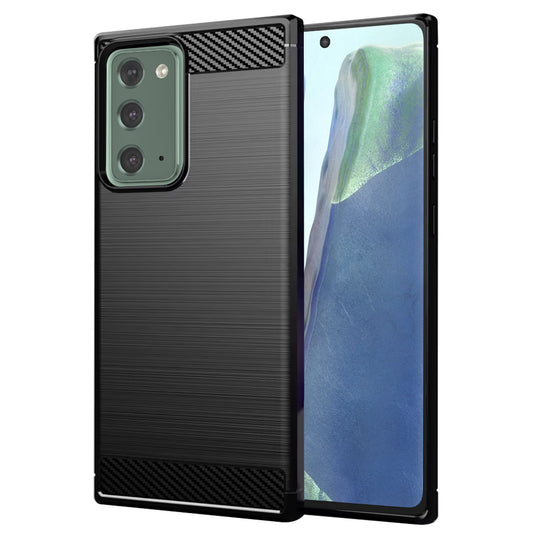 Capa para Samsung Galaxy Note 20 5G N981 / Note 20 N980, Techsuit, Carbono, Preta