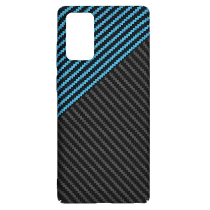 Case for Samsung Galaxy Note 20 5G N981 / Note 20 N980, Techsuit, Carbonite FiberShell, Black Blue