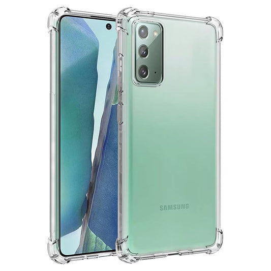 Capa para Samsung Galaxy Note 20 5G N981 / Note 20 N980, Techsuit, Transparente Antichoque, Transparente
