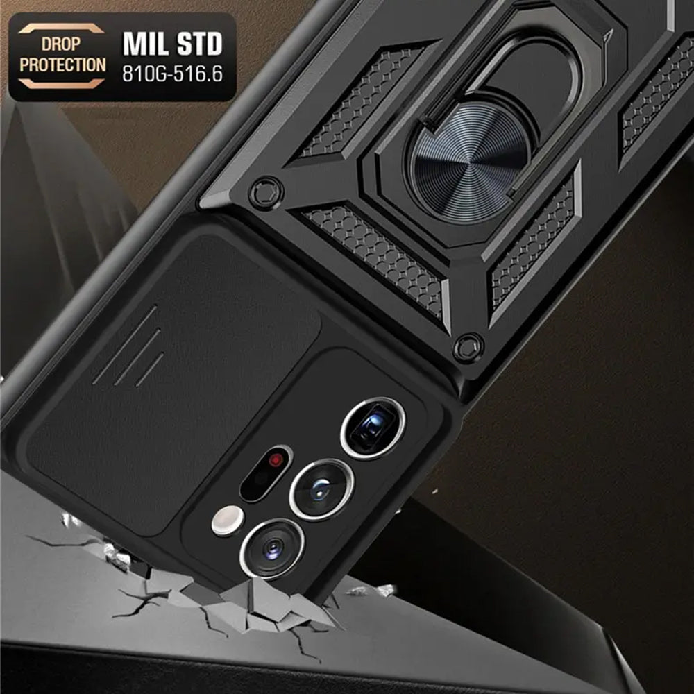 Capa para Samsung Galaxy Note 20 Ultra 5G N986 / Note 20 Ultra N985, Techsuit, CamShield, Preta
