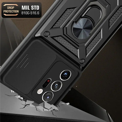 Capa para Samsung Galaxy Note 20 Ultra 5G N986 / Note 20 Ultra N985, Techsuit, CamShield, Preta