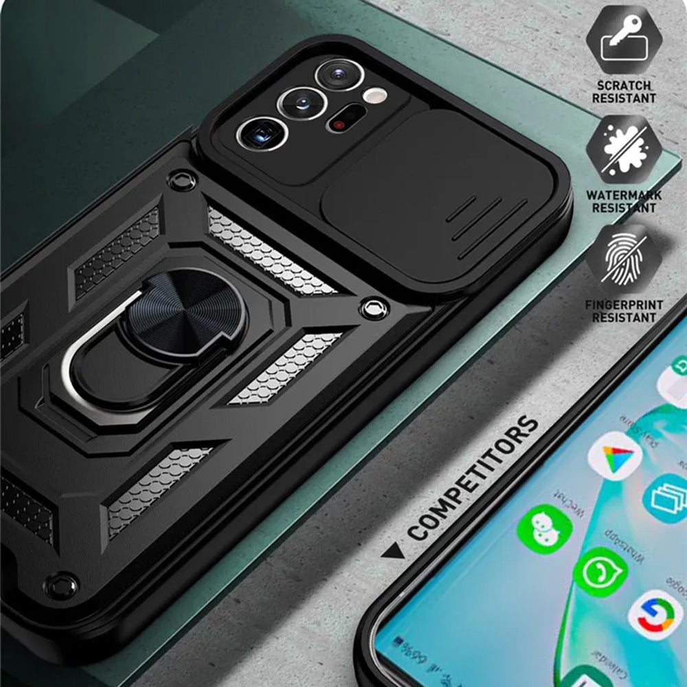 Capa para Samsung Galaxy Note 20 Ultra 5G N986 / Note 20 Ultra N985, Techsuit, CamShield, Preta