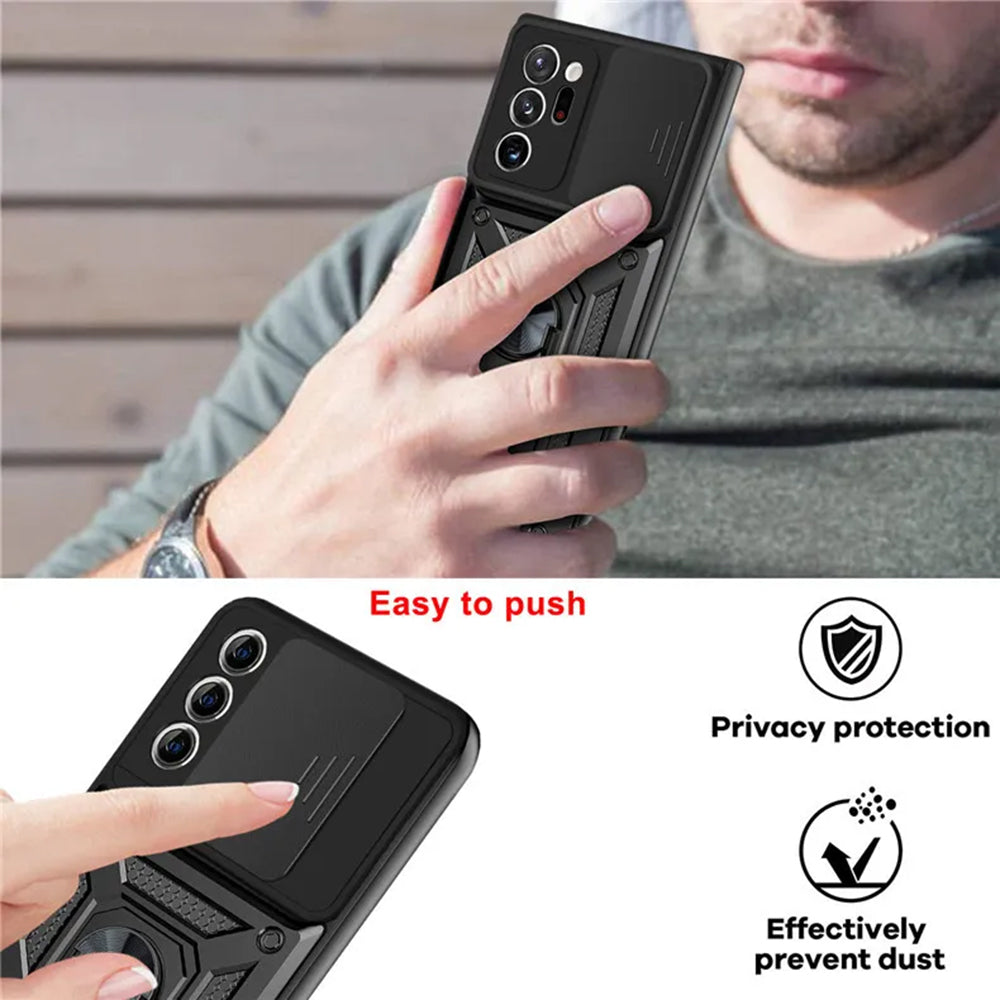 Capa para Samsung Galaxy Note 20 Ultra 5G N986 / Note 20 Ultra N985, Techsuit, CamShield, Preta