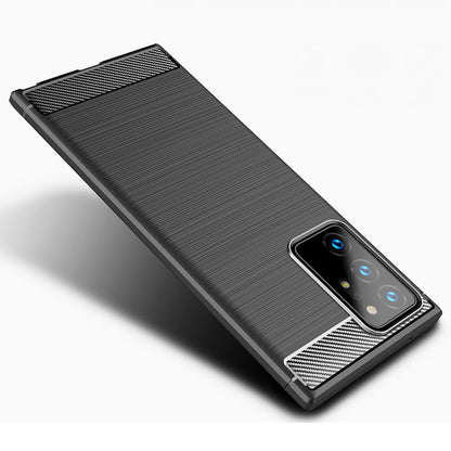 Capa para Samsung Galaxy Note 20 Ultra 5G N986 / Note 20 Ultra N985, Techsuit, Carbono, Preta