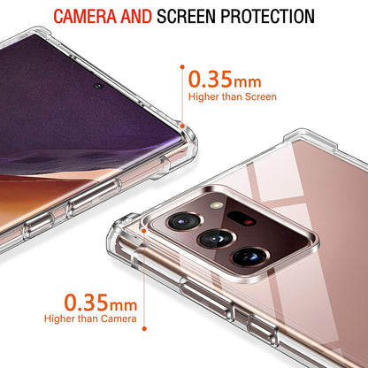 Capa para Samsung Galaxy Note 20 Ultra 5G N986 / Note 20 Ultra N985, Techsuit, Transparente à Prova de Choques, Transparente