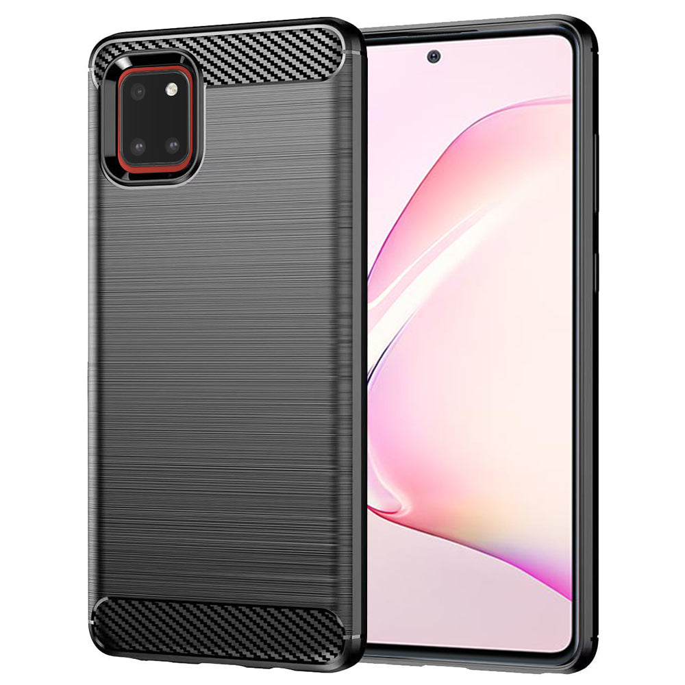 Capa para Samsung Galaxy Note10 Lite N770, Techsuit, Carbono, Preta