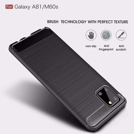 Capa para Samsung Galaxy Note10 Lite N770, Techsuit, Carbono, Preta