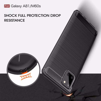 Capa para Samsung Galaxy Note10 Lite N770, Techsuit, Carbono, Preta