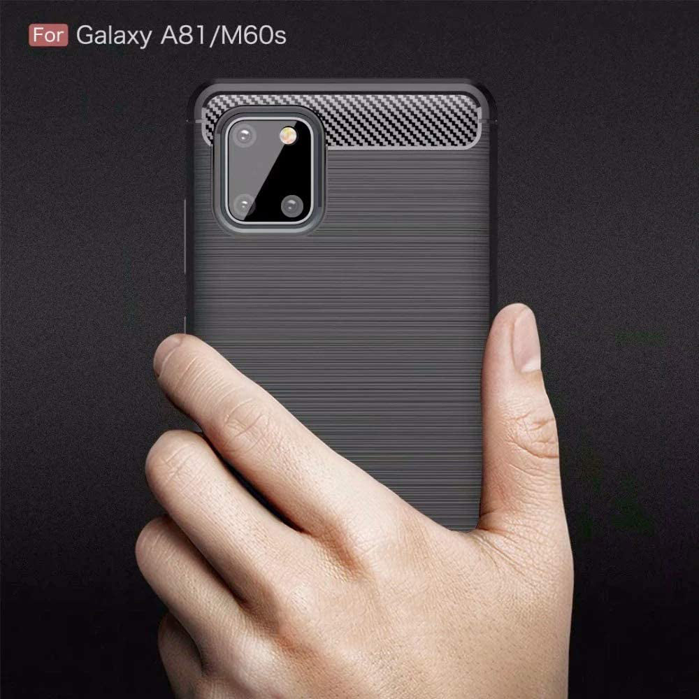 Capa para Samsung Galaxy Note10 Lite N770, Techsuit, Carbono, Preta