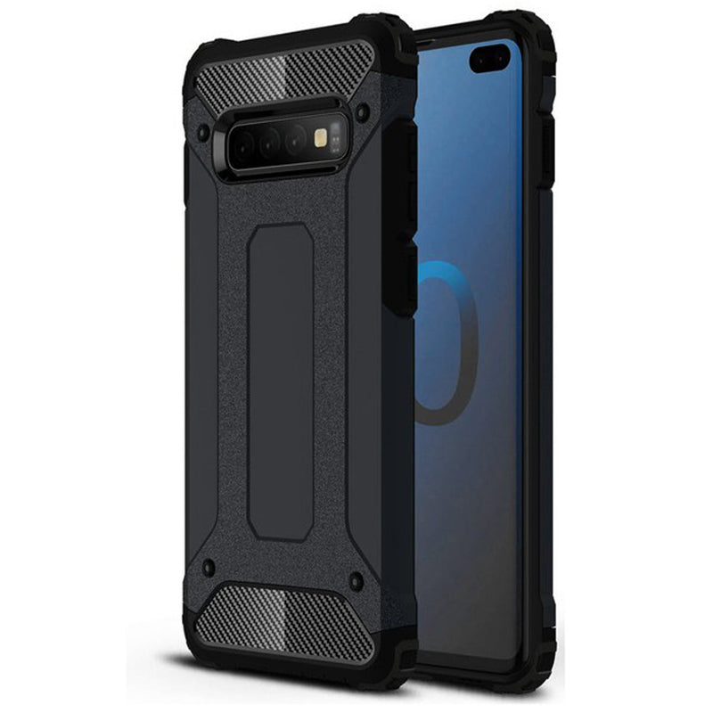Capa para Samsung Galaxy S10 G973, Techsuit, Hybrid Armor, Preta