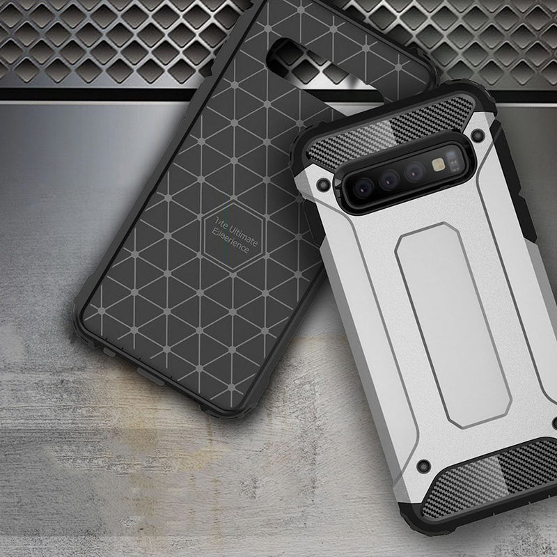 Capa para Samsung Galaxy S10 G973, Techsuit, Hybrid Armor, Preta