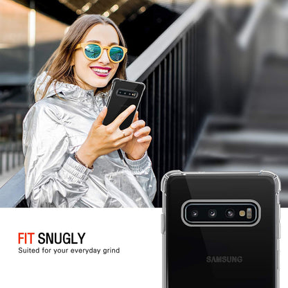 Capa para Samsung Galaxy S10 G973, Techsuit, Shockproof Clear, Transparente