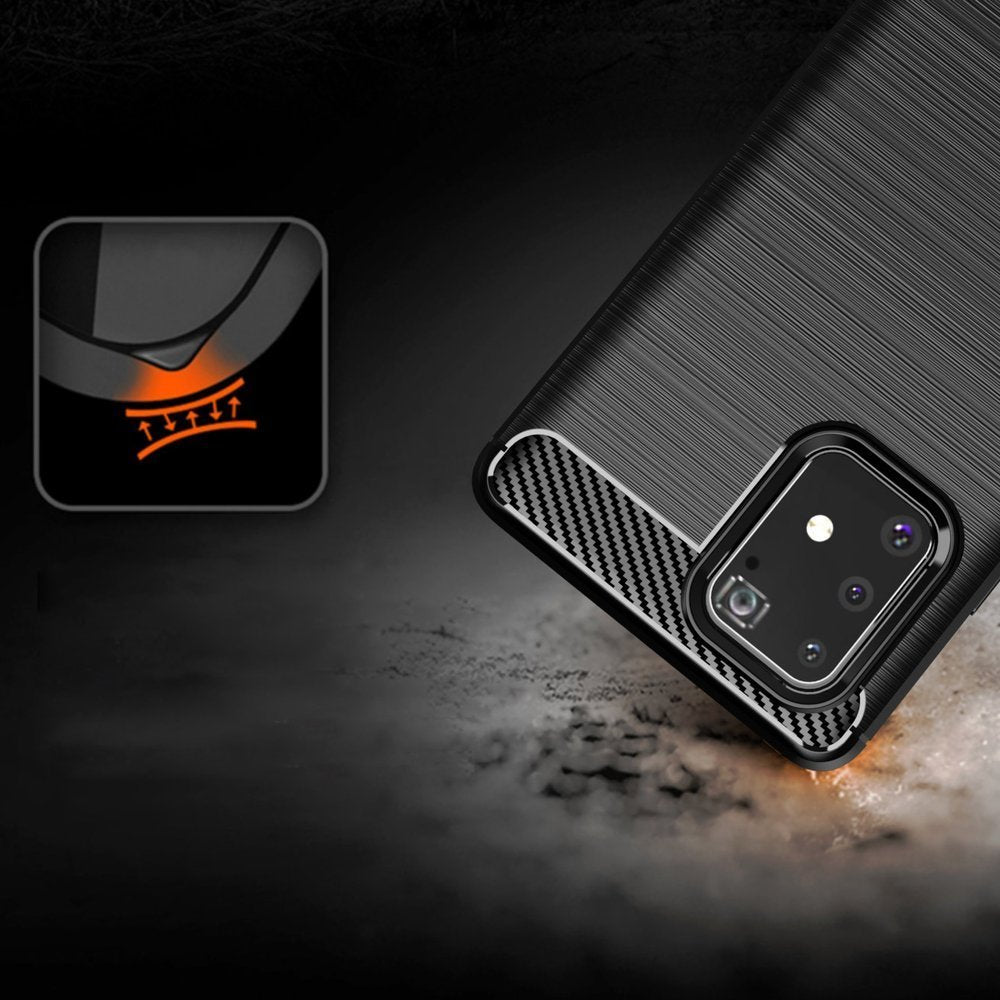 Capa para Samsung Galaxy S10 Lite G770, Techsuit, Carbono, Preta