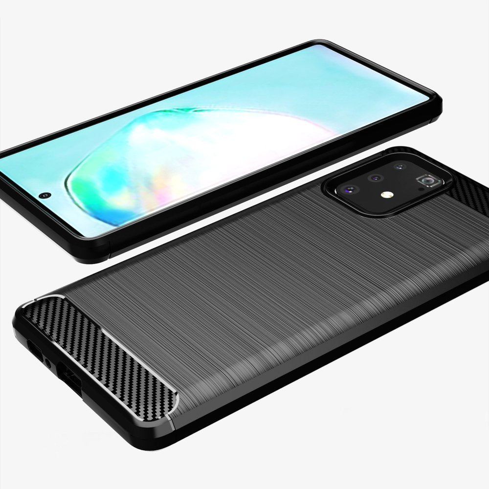 Capa para Samsung Galaxy S10 Lite G770, Techsuit, Carbono, Preta