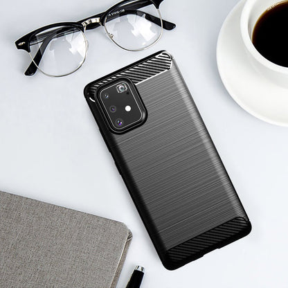 Capa para Samsung Galaxy S10 Lite G770, Techsuit, Carbono, Preta