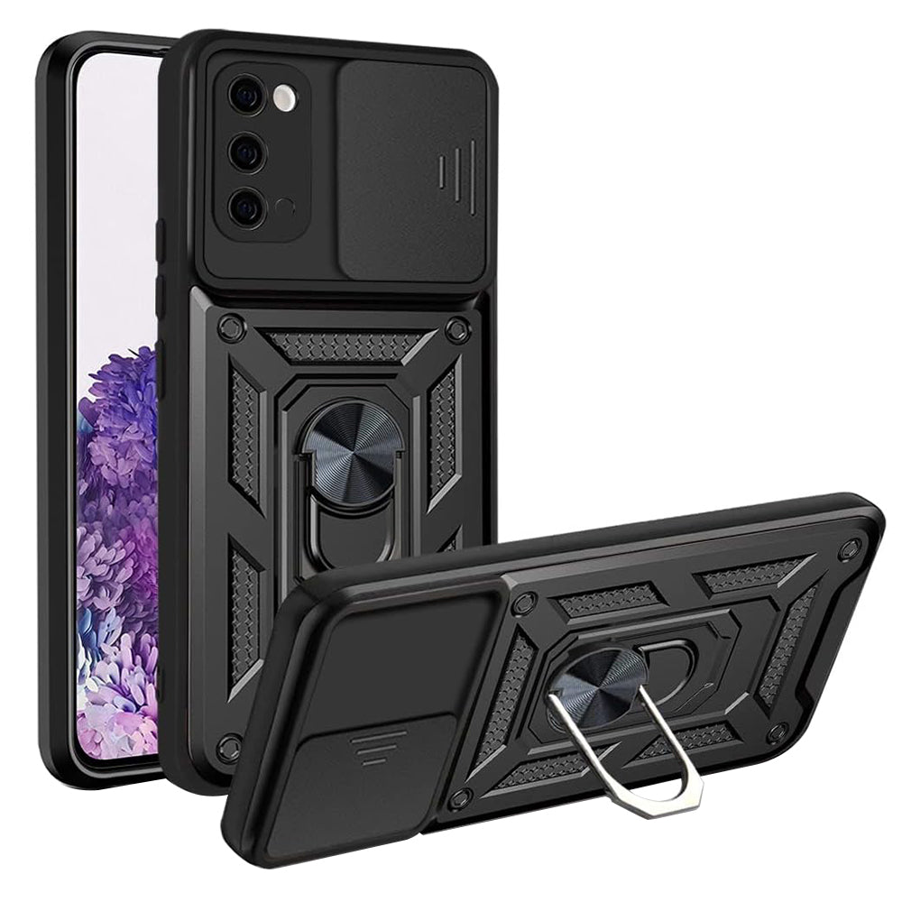 Capa para Samsung Galaxy S20 5G G981 / S20 G980, Techsuit, CamShield, Preta