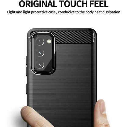 Capa para Samsung Galaxy S20 FE 2022 G781 / S20 FE 5G G781 / S20 FE G780, Techsuit, Carbono, Preta