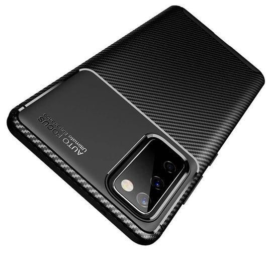 Capa para Samsung Galaxy S20 FE 2022 G781 / S20 FE 5G G781 / S20 FE G780, Techsuit, Fibra de Carbon, Preta