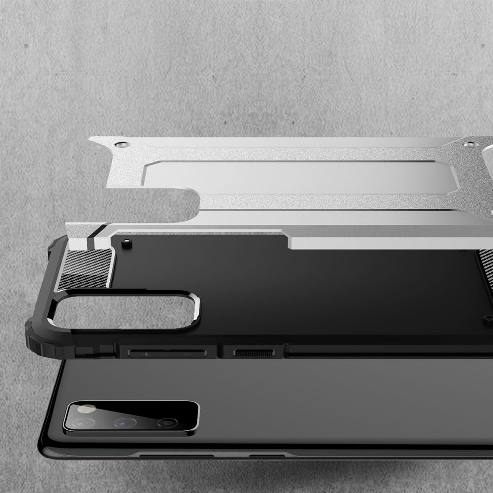 Capa para Samsung Galaxy S20 FE 2022 G781 / S20 FE 5G G781 / S20 FE G780, Techsuit, Hybrid Armor, Preta