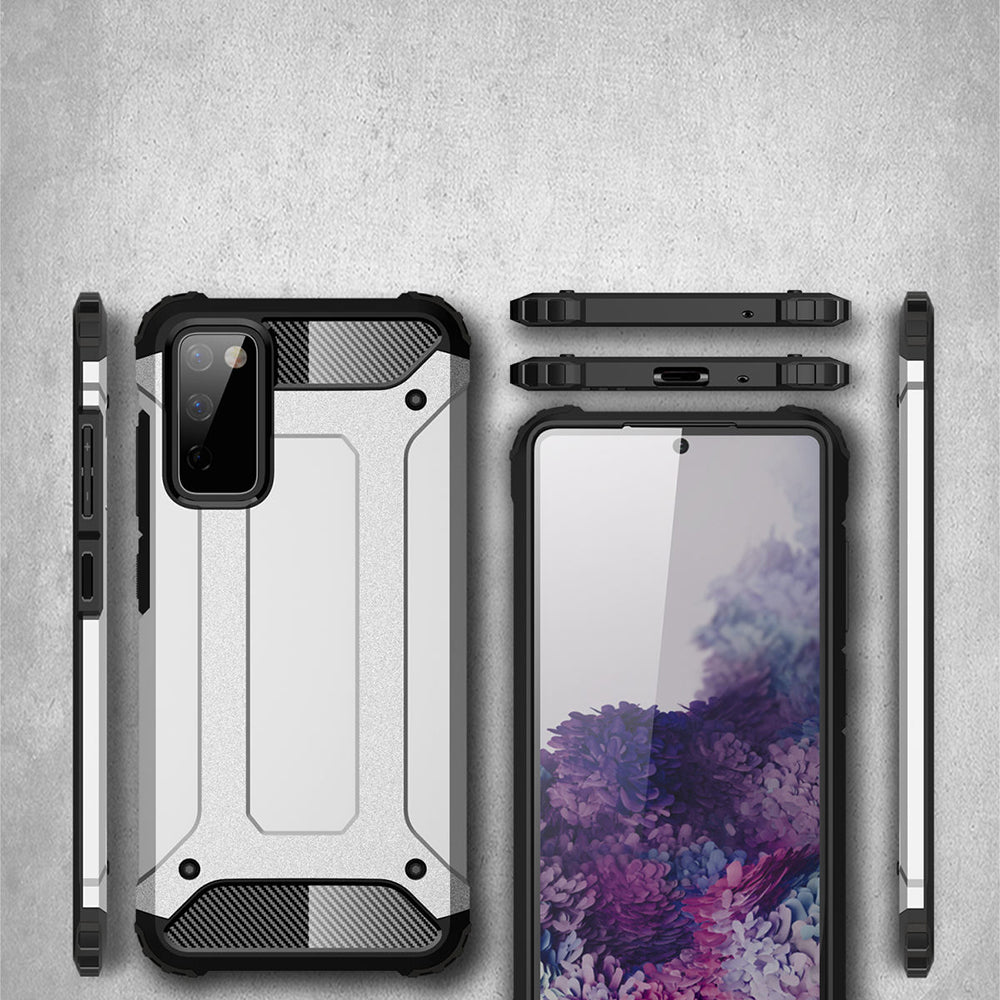 Capa para Samsung Galaxy S20 FE 2022 G781 / S20 FE 5G G781 / S20 FE G780, Techsuit, Hybrid Armor, Preta