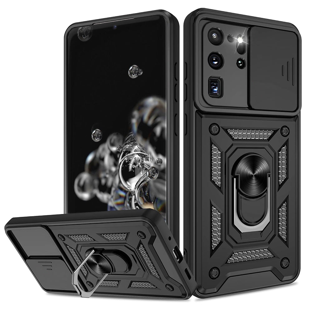 Capa para Samsung Galaxy S20 Ultra 5G G988 / S20 Ultra G988, Techsuit, CamShield, Preta