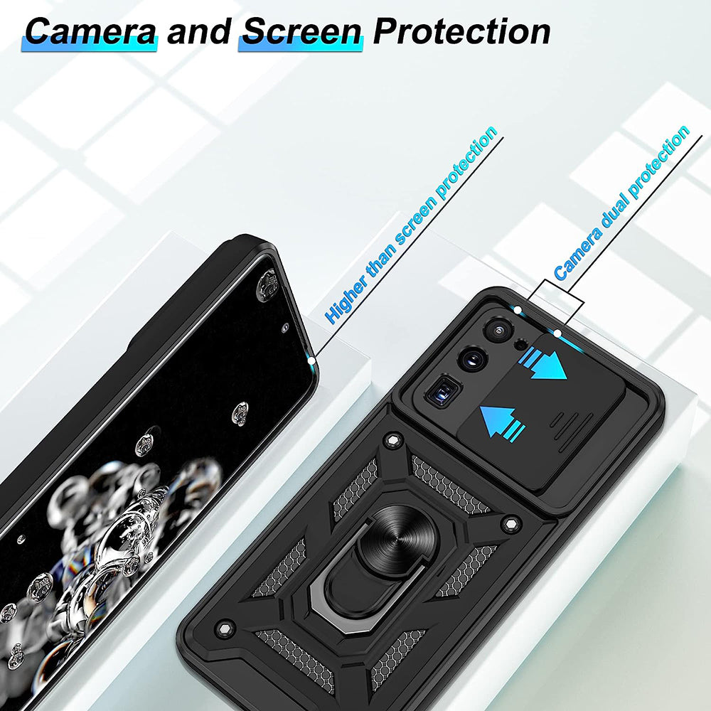 Capa para Samsung Galaxy S20 Ultra 5G G988 / S20 Ultra G988, Techsuit, CamShield, Preta
