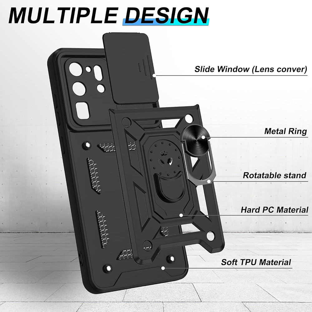 Capa para Samsung Galaxy S20 Ultra 5G G988 / S20 Ultra G988, Techsuit, CamShield, Preta