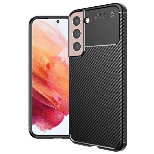 Capa para Samsung Galaxy S21 5G G991, Techsuit, Fibra de Carbon, Preta