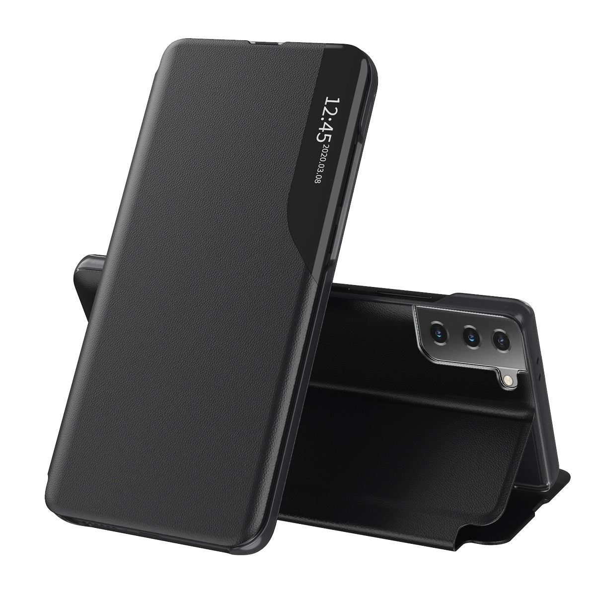 Capa para Samsung Galaxy S21 5G G991, Techsuit, eFold, Preta