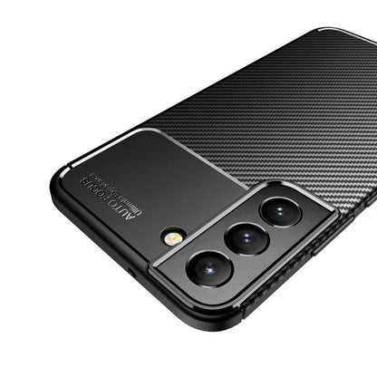 Case for Samsung Galaxy S21 FE 5G G990, Techsuit, CarbonFiber, Black
