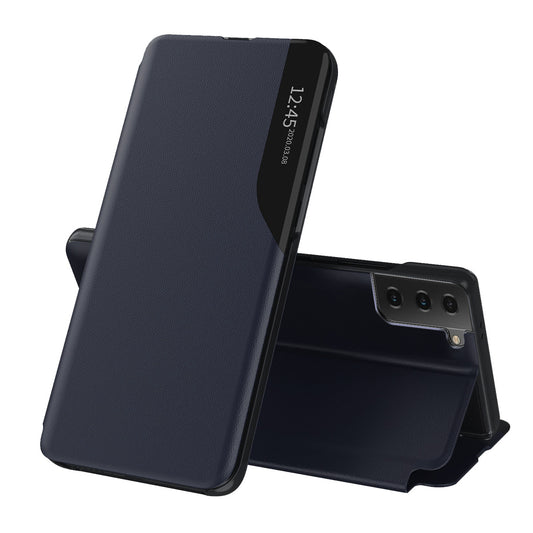 Capa para Samsung Galaxy S21 FE 5G G990, Techsuit, eFold, Azul Escuro