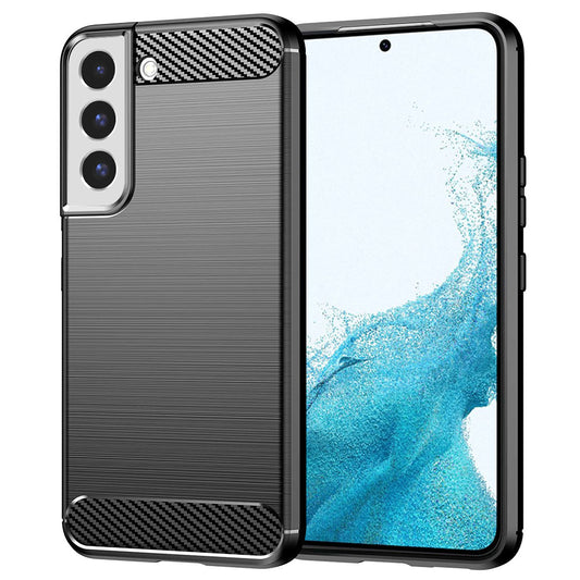 Capa para Samsung Galaxy S22 5G S901, Techsuit, Carbono, Preta