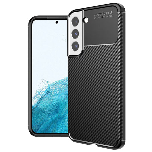 Capa para Samsung Galaxy S22 5G S901, Techsuit, Fibra de Carbon, Preta
